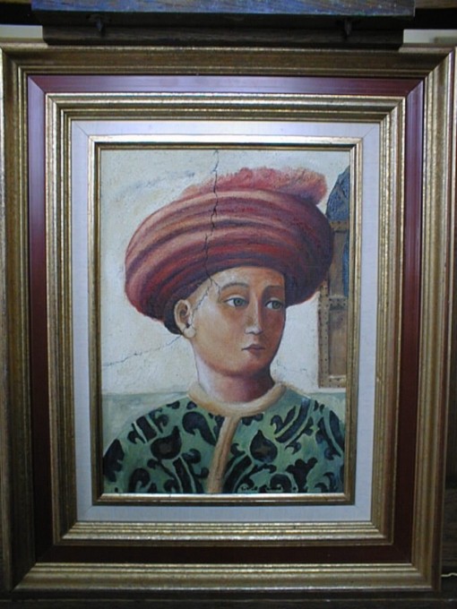 Peintre inconnu 'L'homme au Turban'(détail ) (N°33)