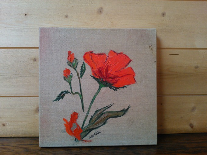 N°70 'Coquelicots' 
 30x30