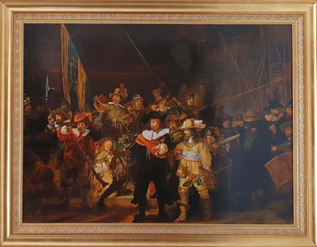 N°3003 Rembrandt 'la ronde de nuit', 130X97, 92500 Euros (sans les frais de port)