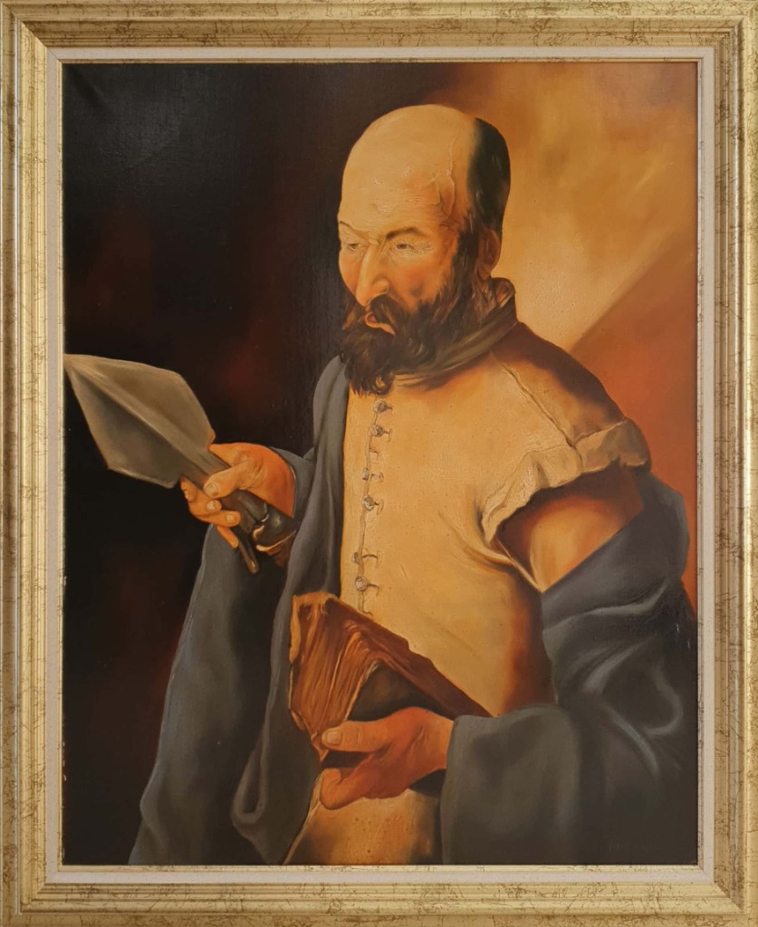 N°1046 Delatour "Saint Thomas", 92X73, 15000 Euros, à vendre (copie de Maître)